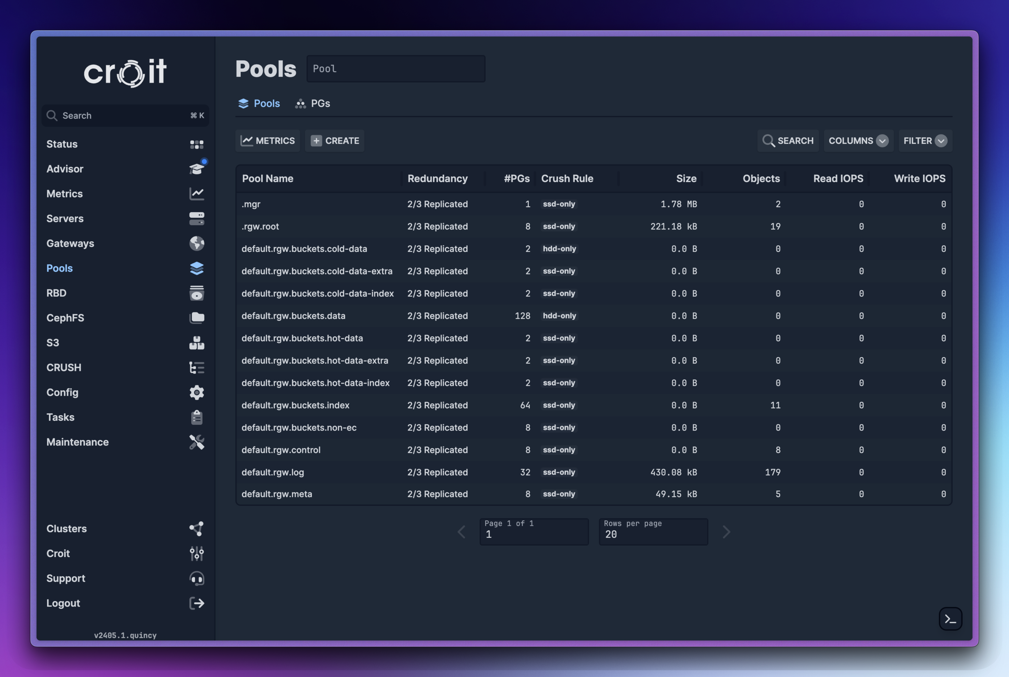 creating a new placement rule
