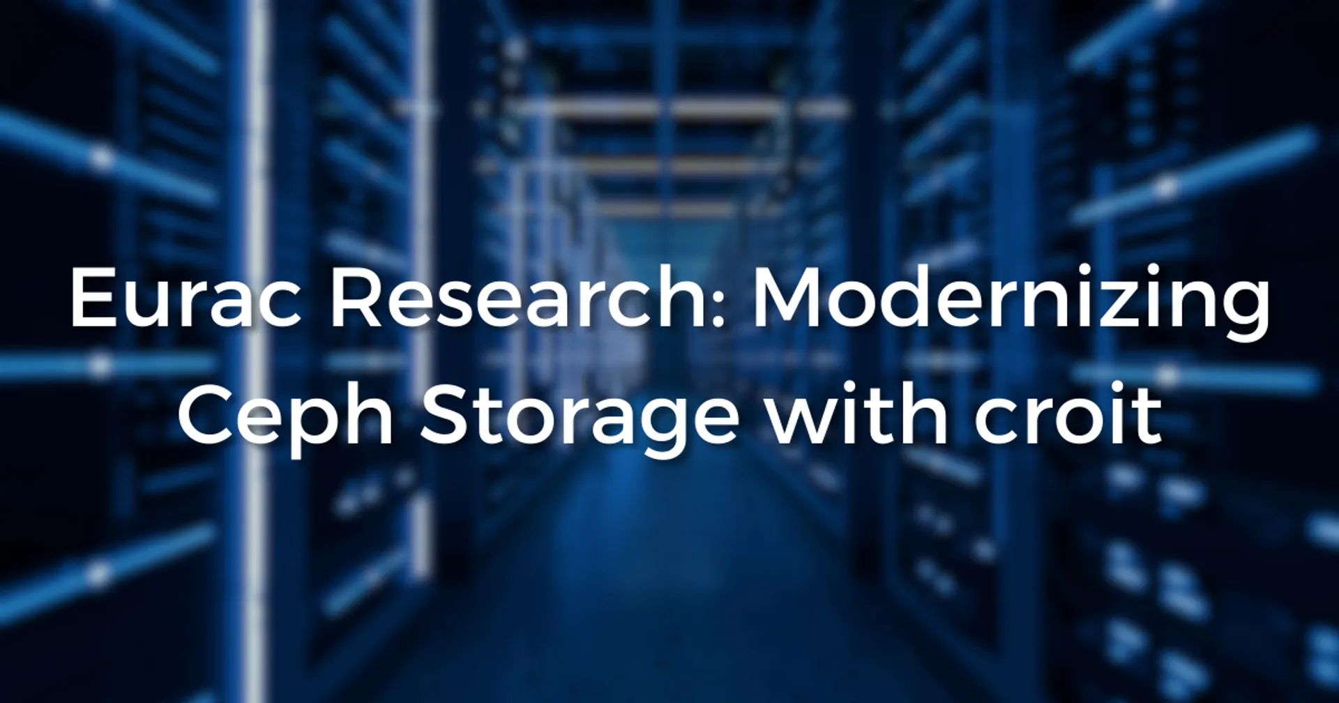 Modernizing Software-defined Storage Solutions